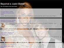 Tablet Screenshot of beyoncejustinbieber.blogspot.com