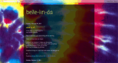 Desktop Screenshot of belle-lin-da.blogspot.com