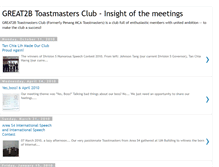 Tablet Screenshot of great2btoastmasters.blogspot.com