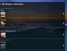 Tablet Screenshot of idobridalcollection.blogspot.com