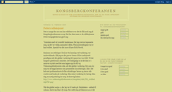 Desktop Screenshot of kongsbergkonferansen.blogspot.com