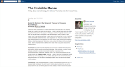 Desktop Screenshot of invisiblemoose.blogspot.com