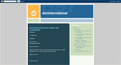 Desktop Screenshot of dxniternational.blogspot.com