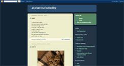 Desktop Screenshot of an-exercise-in-futility.blogspot.com