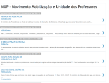 Tablet Screenshot of mobilizacaoeunidadedosprofessores.blogspot.com