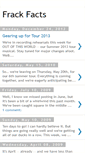 Mobile Screenshot of frackfacts.blogspot.com