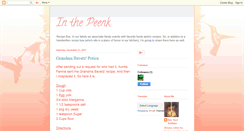 Desktop Screenshot of inthepeenk.blogspot.com