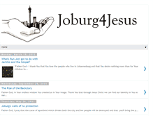 Tablet Screenshot of joburg4jesus.blogspot.com
