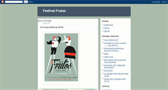 Desktop Screenshot of festivalfrutos2009.blogspot.com