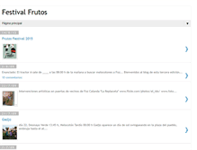 Tablet Screenshot of festivalfrutos2009.blogspot.com