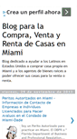 Mobile Screenshot of casas-en-miami.blogspot.com