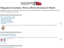 Tablet Screenshot of casas-en-miami.blogspot.com