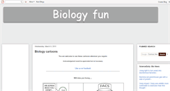 Desktop Screenshot of biologyfun.blogspot.com