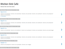 Tablet Screenshot of kitchensinkcafe.blogspot.com