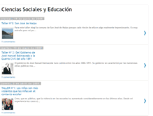 Tablet Screenshot of cienciasocialeseduc.blogspot.com