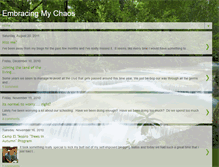 Tablet Screenshot of embracingmychaos.blogspot.com