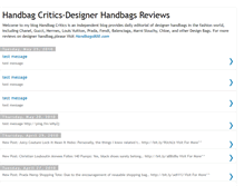 Tablet Screenshot of handbag-critics.blogspot.com