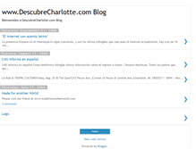 Tablet Screenshot of descubrecharlotte.blogspot.com