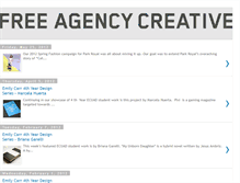 Tablet Screenshot of freeagencycreative.blogspot.com