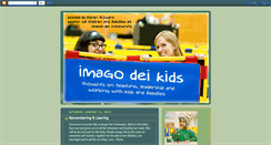 Desktop Screenshot of imagodeikids.blogspot.com
