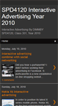 Mobile Screenshot of interactiveadvertising2010.blogspot.com