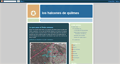 Desktop Screenshot of halconesdequilmes.blogspot.com