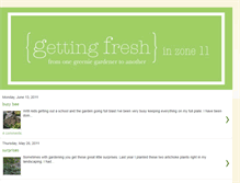 Tablet Screenshot of gettingfreshgardening.blogspot.com