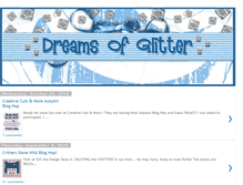 Tablet Screenshot of dreamsofglitter.blogspot.com