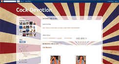 Desktop Screenshot of cockdevotion.blogspot.com