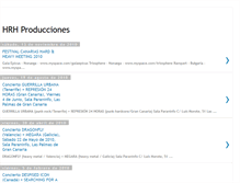 Tablet Screenshot of hrhproducciones.blogspot.com