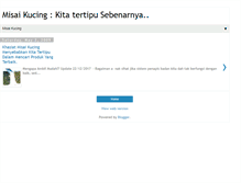Tablet Screenshot of dipanggilterpanggil2misaikucing.blogspot.com