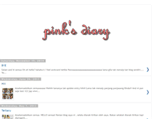 Tablet Screenshot of pink-lalala.blogspot.com