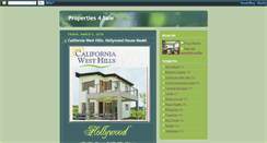 Desktop Screenshot of pilipinasproperties4sale.blogspot.com