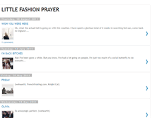 Tablet Screenshot of littlefashionprayer.blogspot.com
