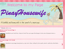 Tablet Screenshot of pinayhousewife.blogspot.com