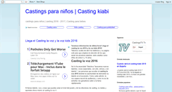 Desktop Screenshot of castingsactores.blogspot.com