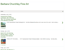 Tablet Screenshot of barbarachurchleyfineart.blogspot.com