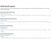 Tablet Screenshot of mlbhandicappers.blogspot.com