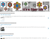 Tablet Screenshot of itsafiberlife.blogspot.com
