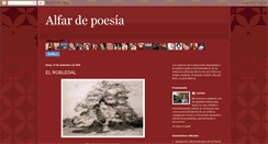 Desktop Screenshot of alfardepoesia.blogspot.com