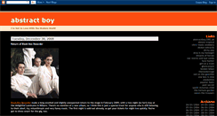 Desktop Screenshot of abstractboy.blogspot.com