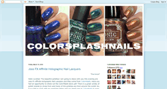 Desktop Screenshot of colorsplashnails.blogspot.com