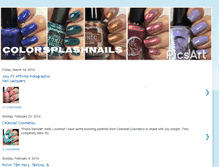 Tablet Screenshot of colorsplashnails.blogspot.com