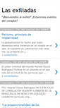 Mobile Screenshot of las-exiliadas.blogspot.com