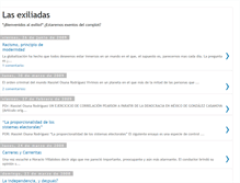 Tablet Screenshot of las-exiliadas.blogspot.com