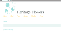 Desktop Screenshot of heritageflowers.blogspot.com