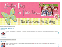 Tablet Screenshot of macmanusfamily.blogspot.com