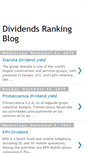Mobile Screenshot of dividendsranking.blogspot.com