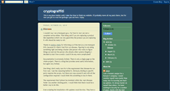 Desktop Screenshot of cryptograffiti.blogspot.com