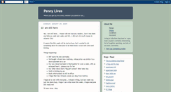 Desktop Screenshot of pennylives.blogspot.com